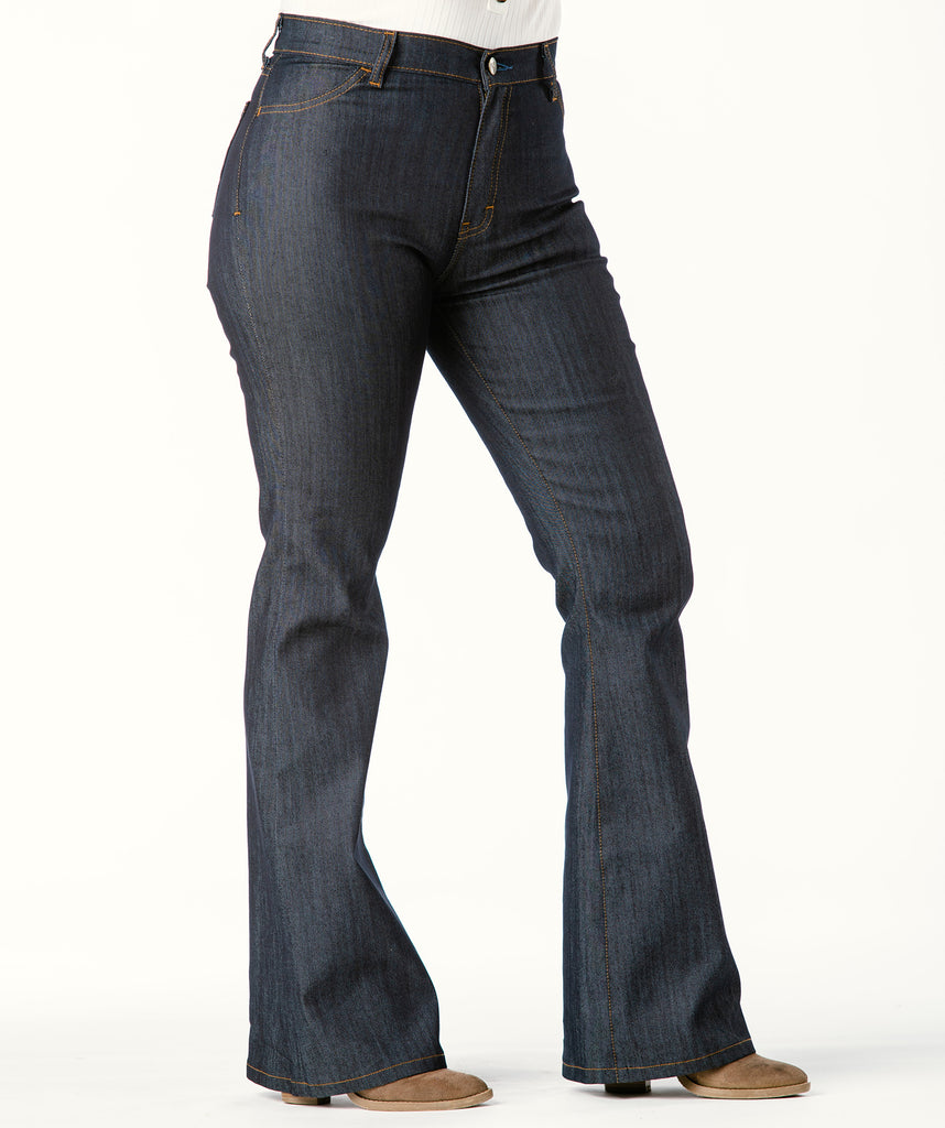 Womens Flare Leg - Blue Delta Jeans